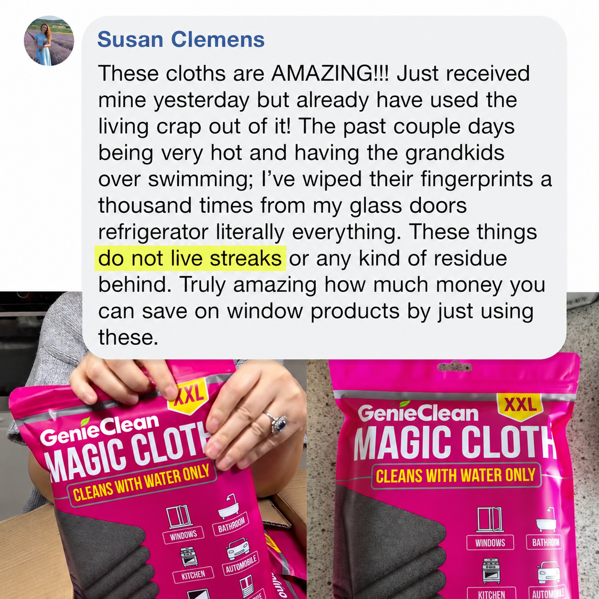 GenieClean Magic Cloth